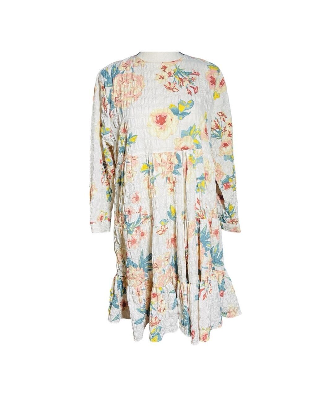 Zara Floral Long Sleeve Dress